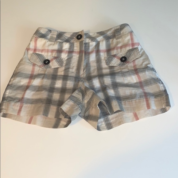 girls burberry shorts